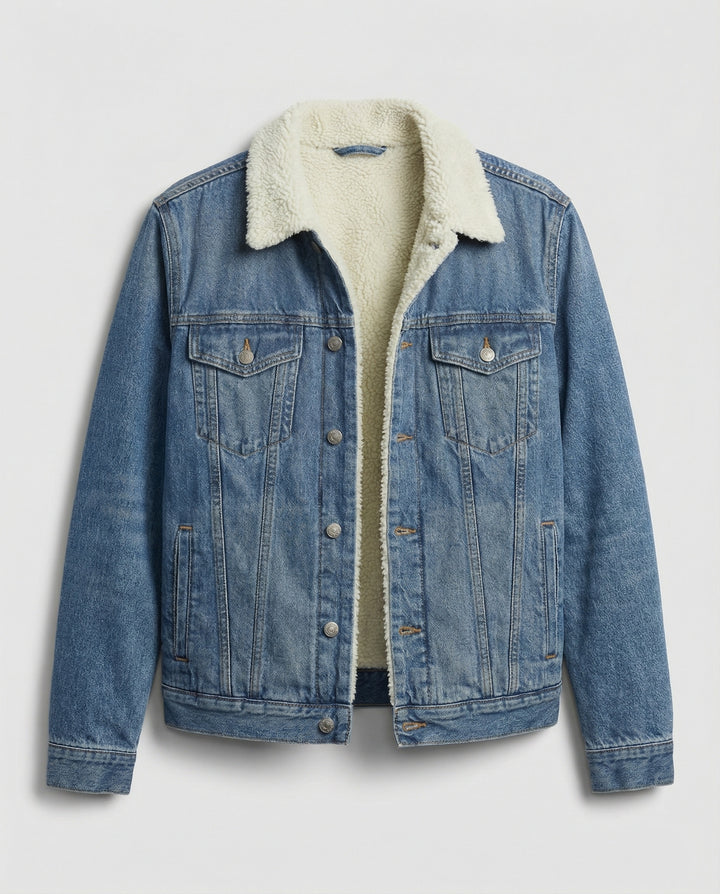 Warme Denimjacke Winter