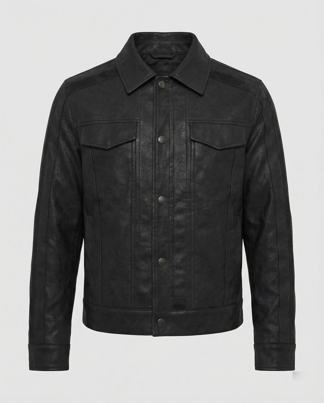 Herren Biker Lederjacke Kurz