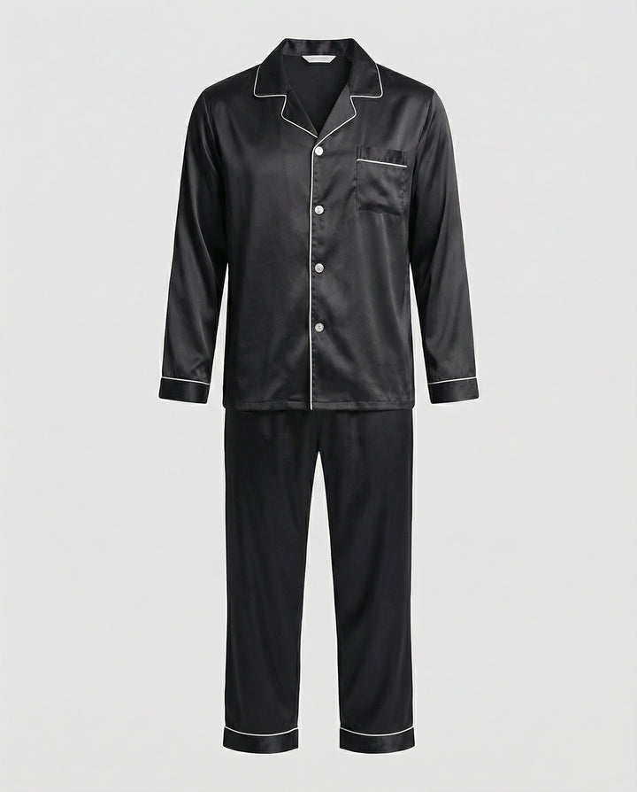 Luxuriöser Herrenpyjama Satin