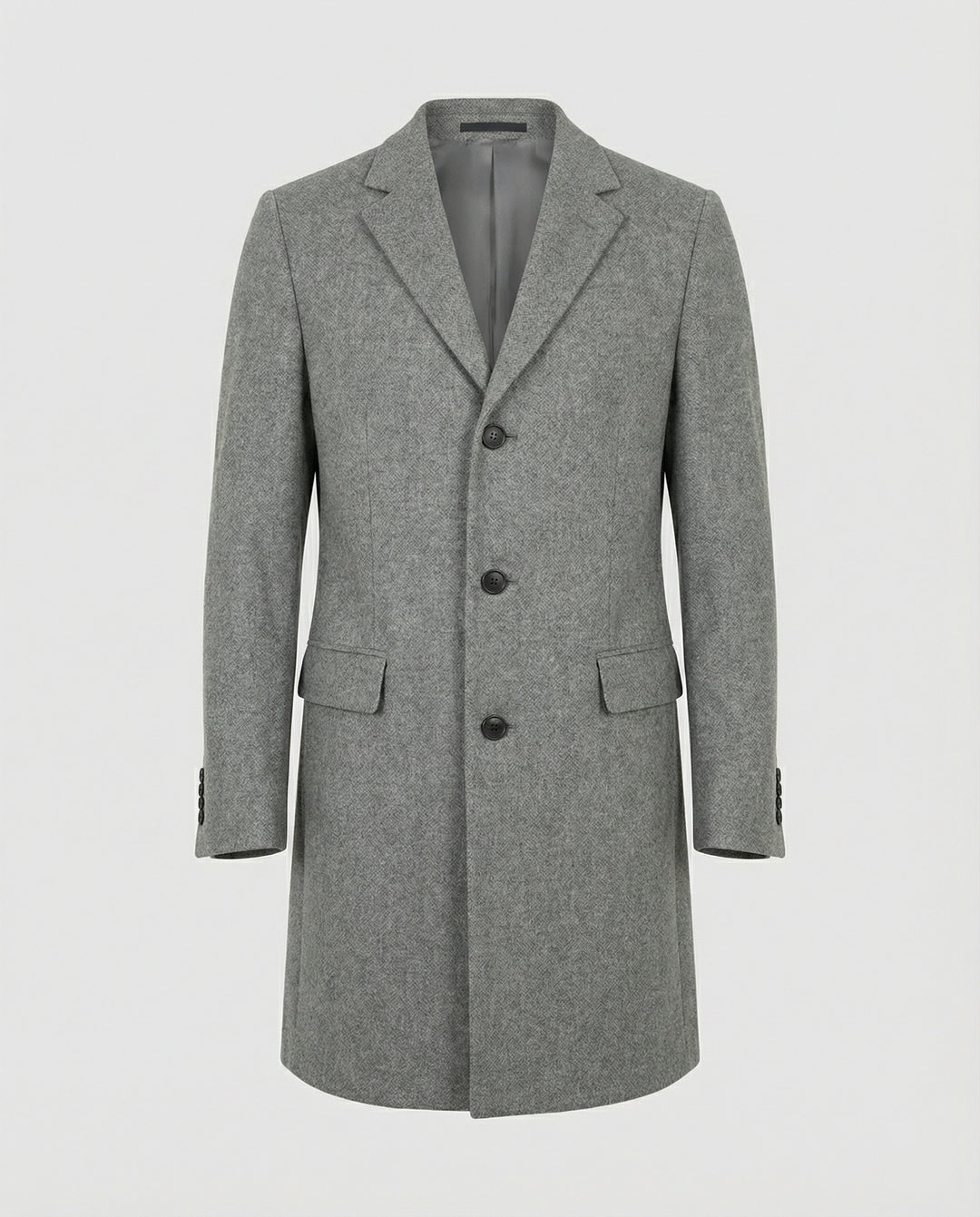 Eleganter Wintermantel Revers Herren