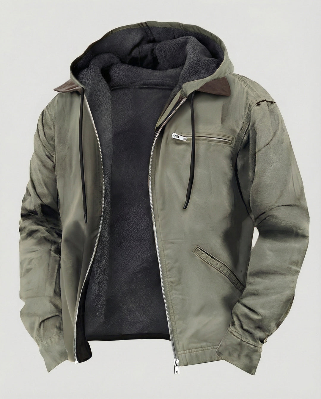 Outdoor-Jacke Herren Kapuze