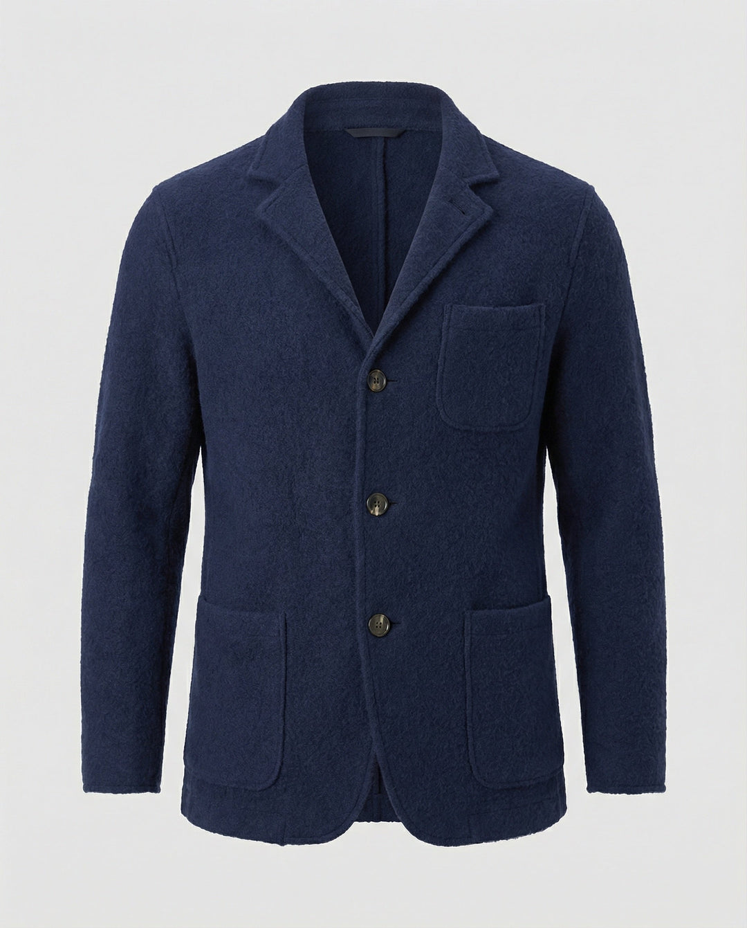 Herren elegante Strickjacke mit praktischem Schnitt und modischen Details