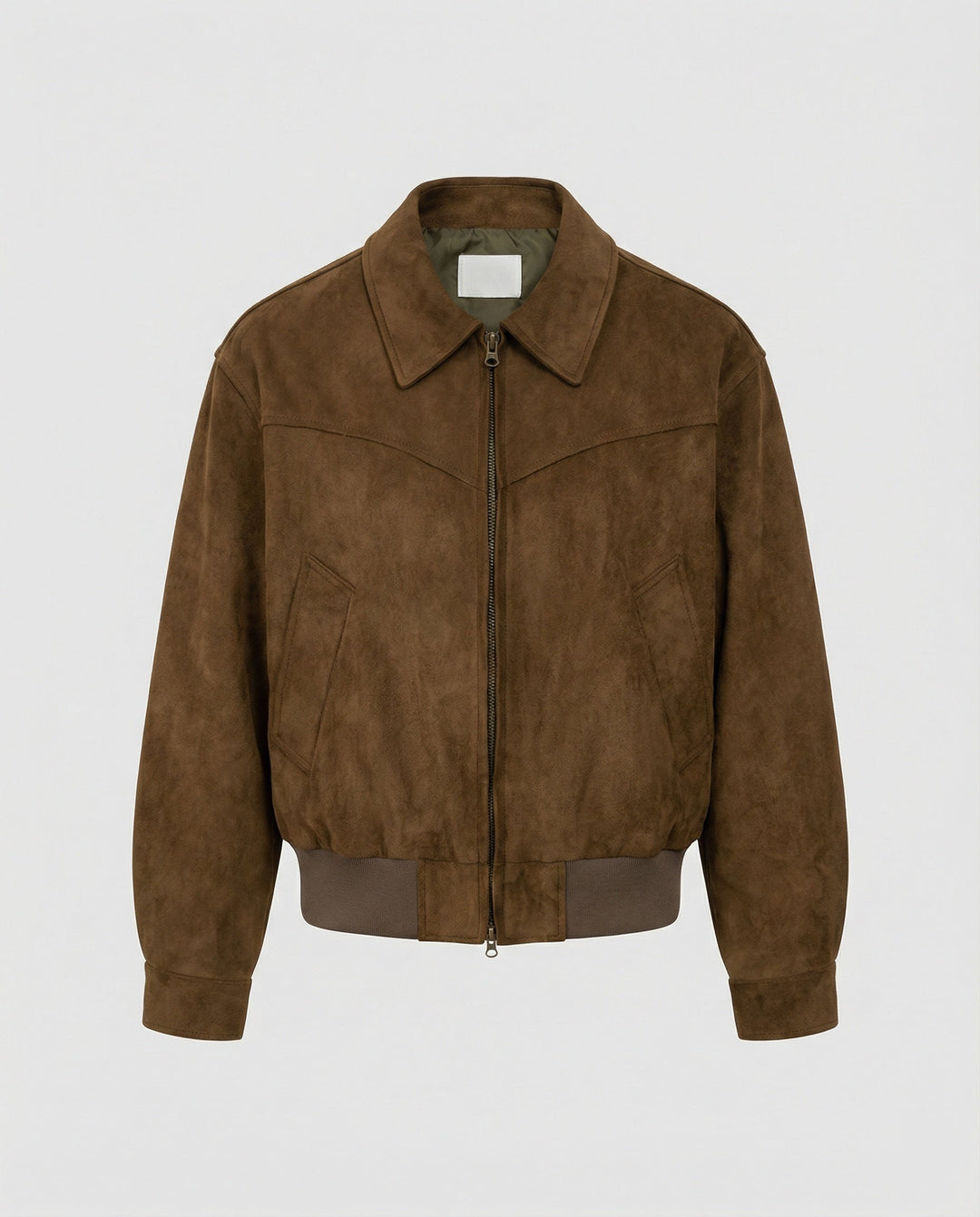 Herren Bomberjacke Veloursleder