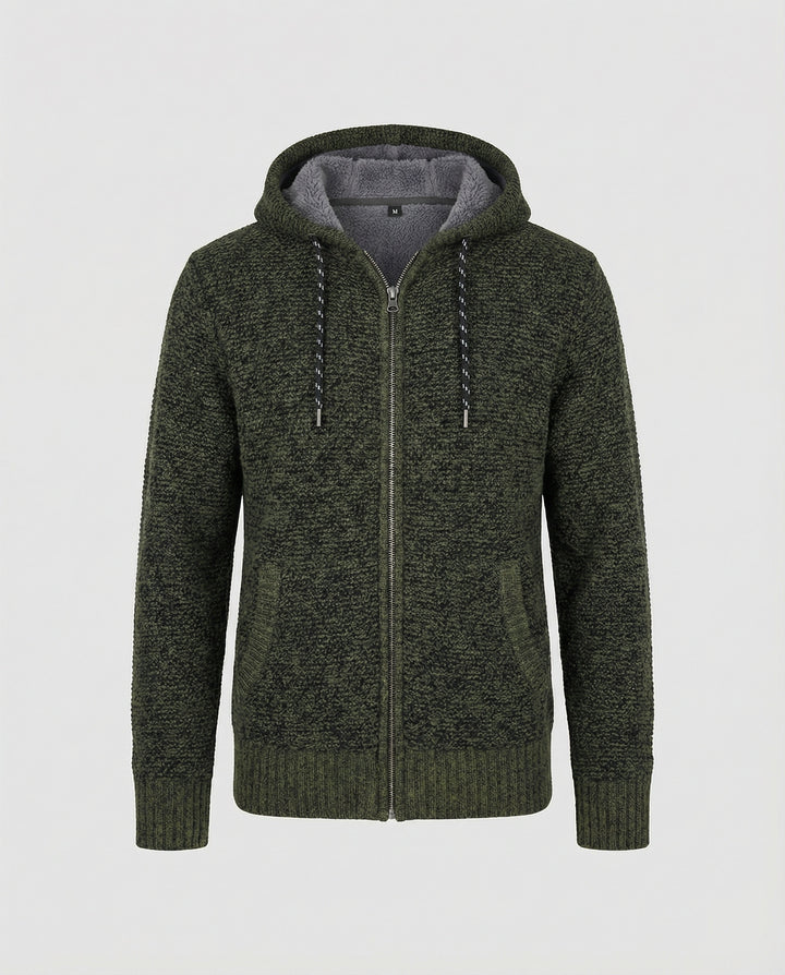 Lässige Herbst Strickjacke Kapuze