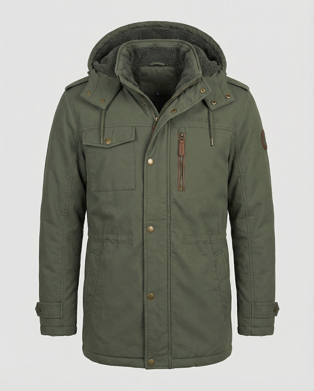 Lässige Gepolsterte Herrenjacke