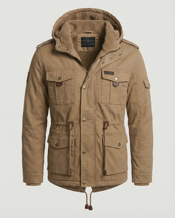 Warme Gefütterte Winterjacke