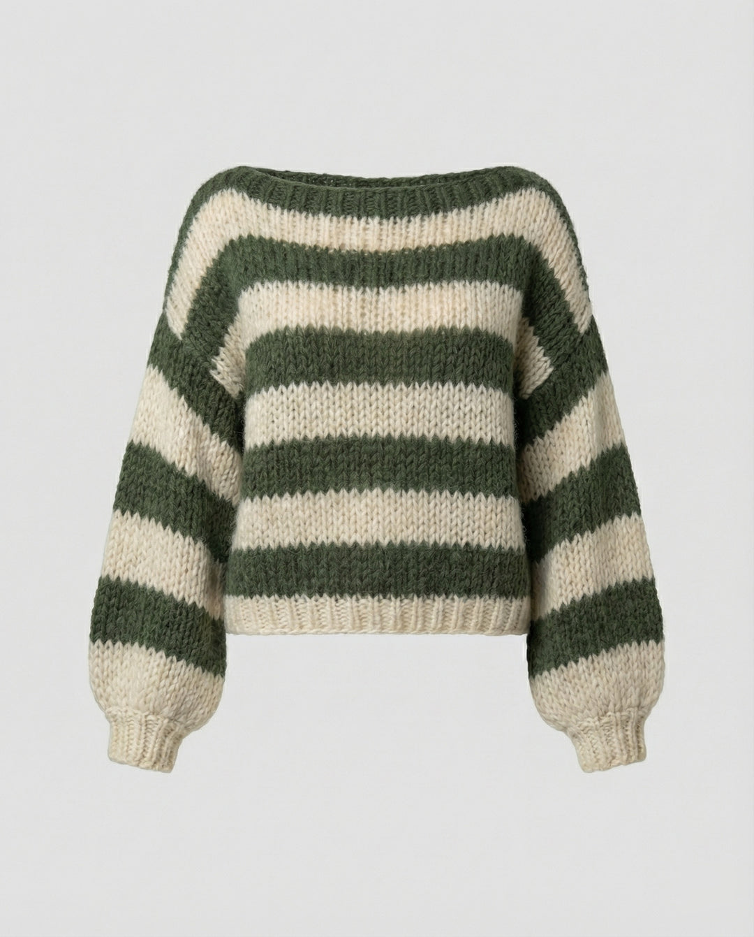 Gestreifter Damen Oversize Pullover