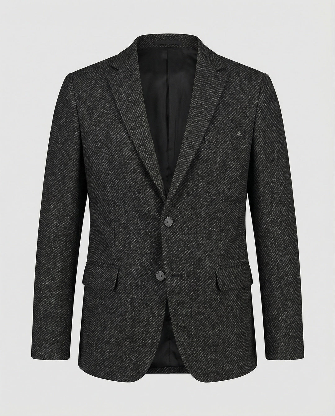 Herren Tweed Sakko Slim Fit 2-Knopf