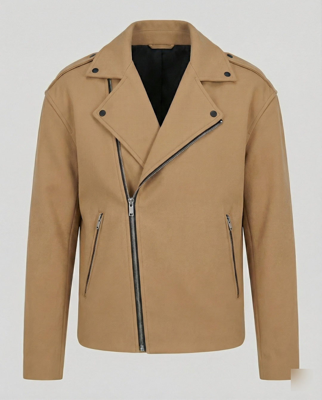 Herren Bikerjacke Leder Weste