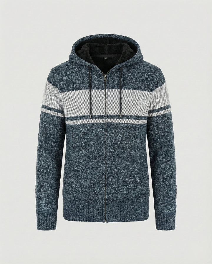 Lässige Herbst Strickjacke Kapuze