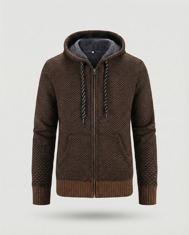 Lässige Herbst Strickjacke Kapuze