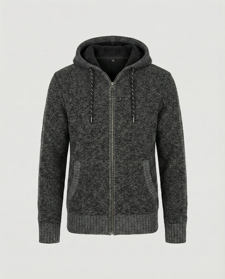 Lässige Herbst Strickjacke Kapuze