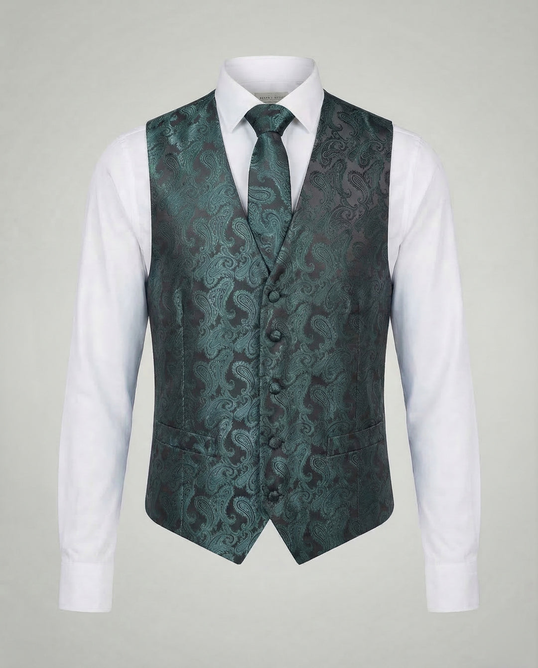 Elegante Paisley Anzugweste Herren