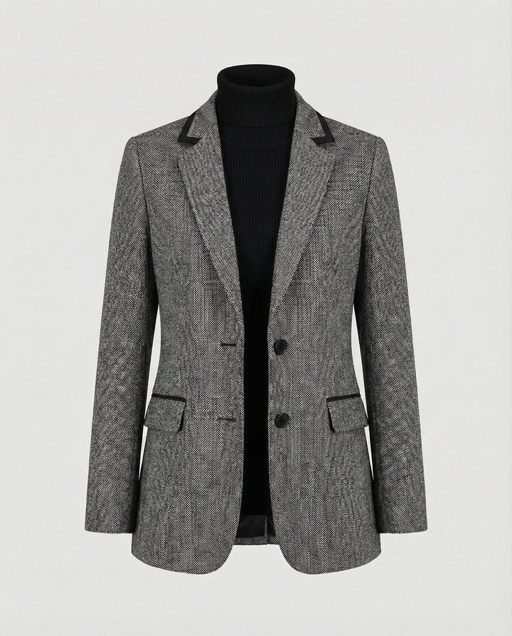 Herren Business Sakko Glencheck Slim Fit