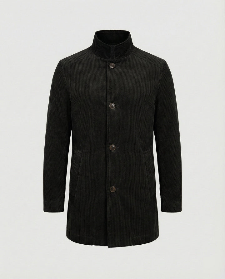 Herren Cordjacke mit hohem Kragen