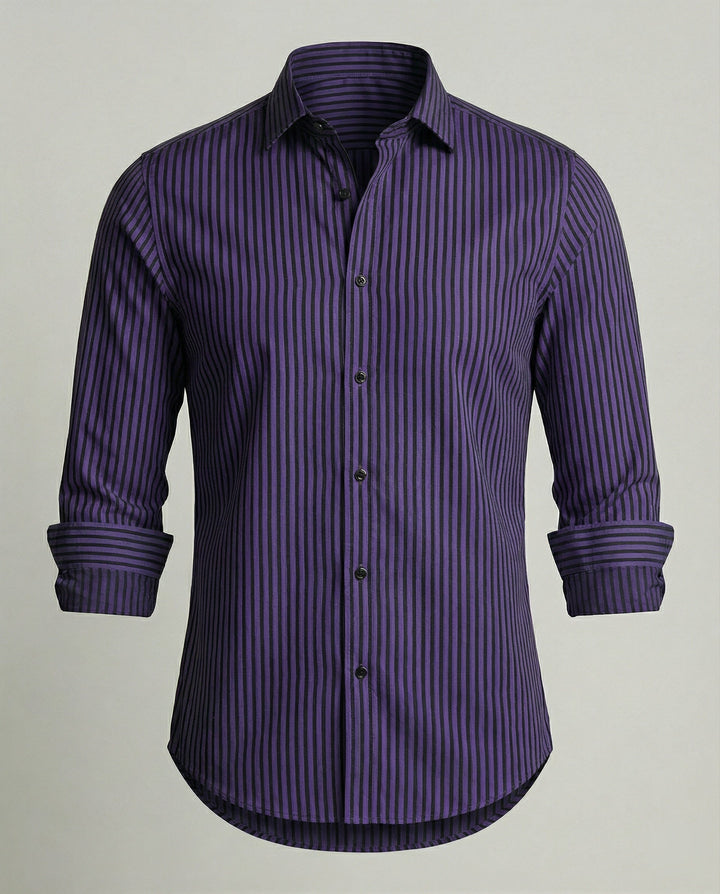 Herren Hemd gestreift slim fit