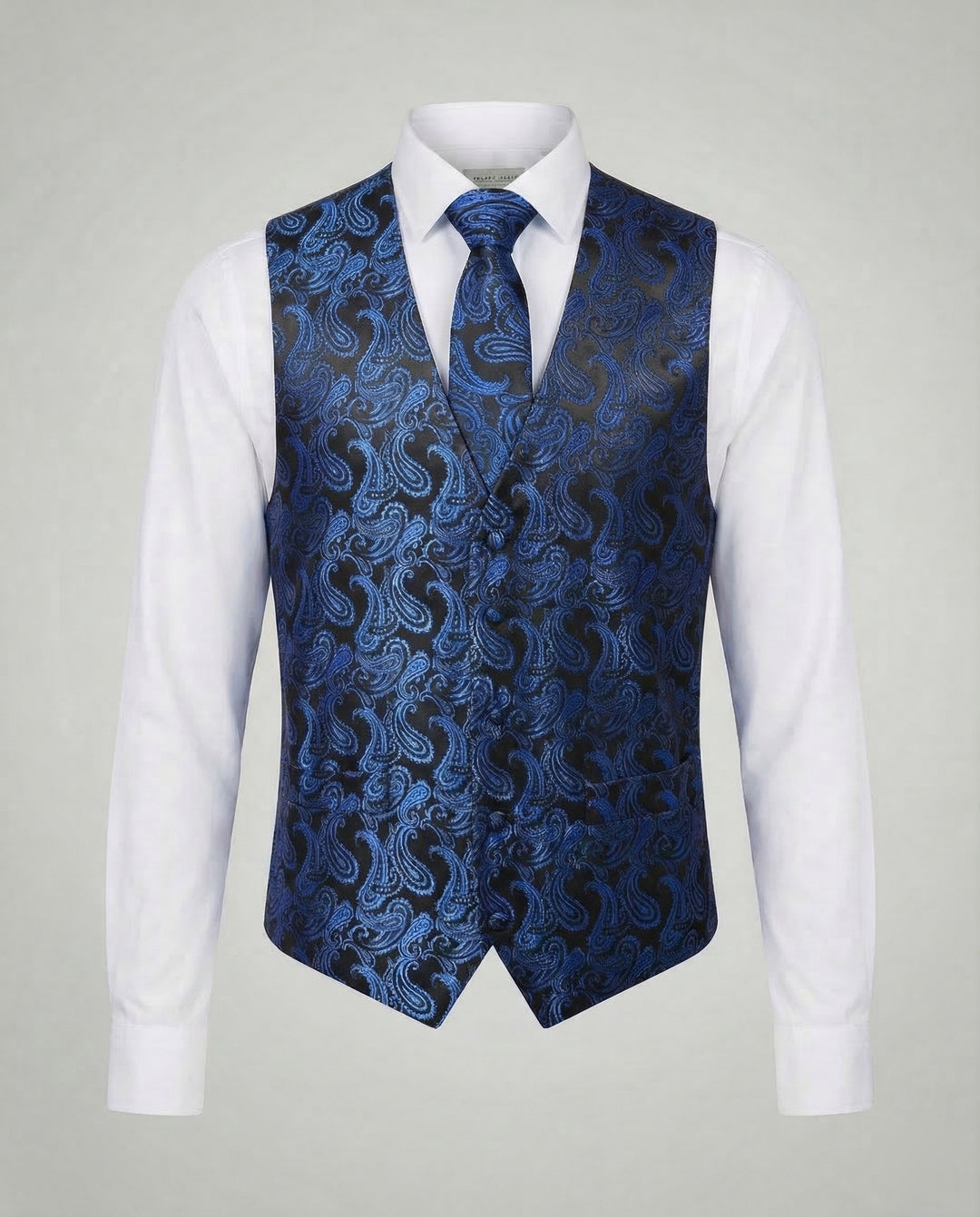 Elegante Paisley Anzugweste Herren