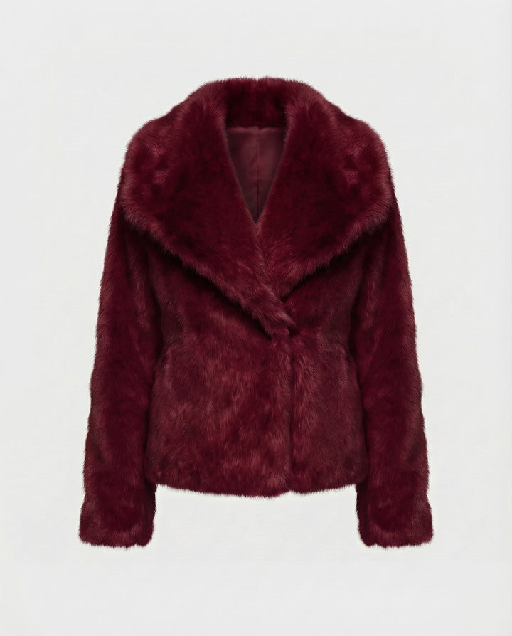 Luxuriöse Weiche Pelzjacke Damen