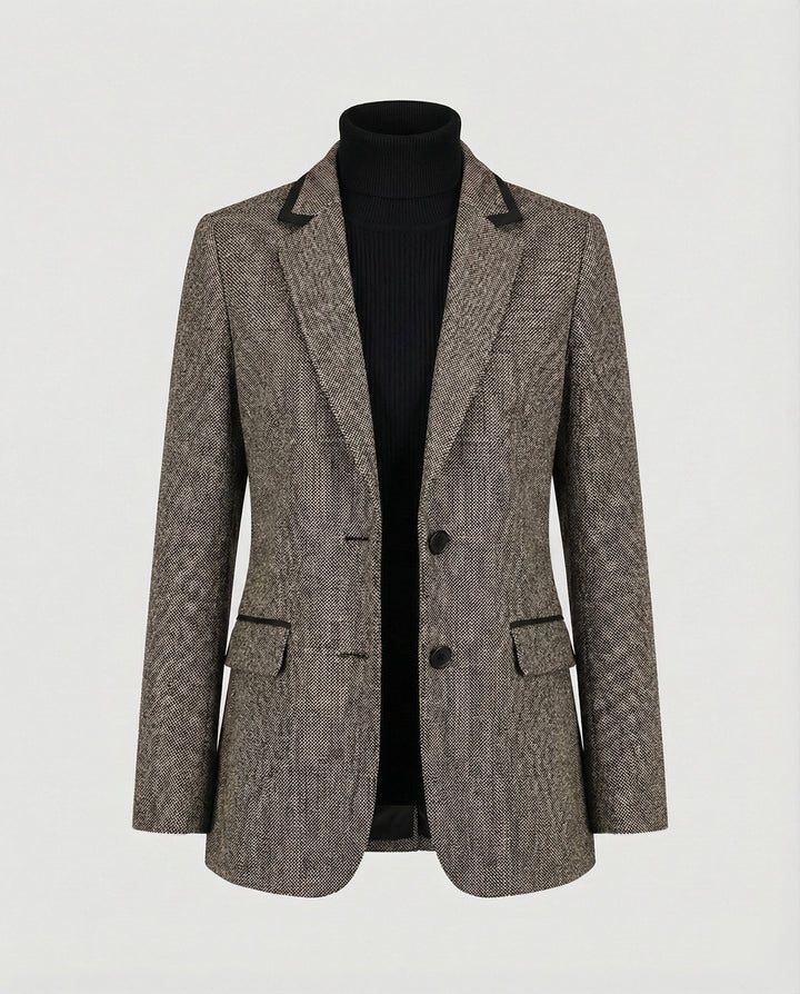 Herren Business Sakko Glencheck Slim Fit