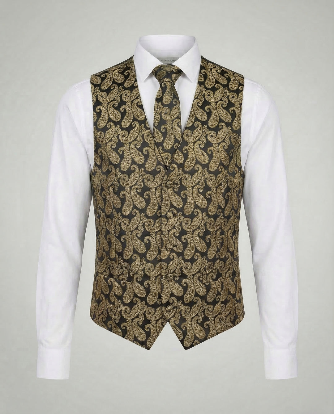 Elegante Paisley Anzugweste Herren