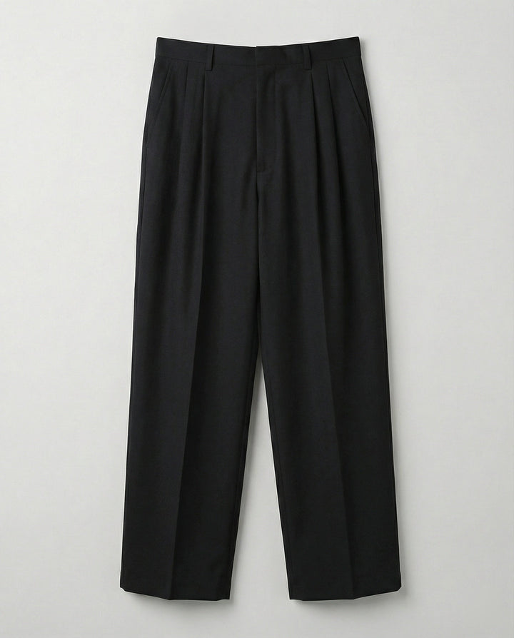 Freizeitkleidung Herren Bundfaltenhose Weit