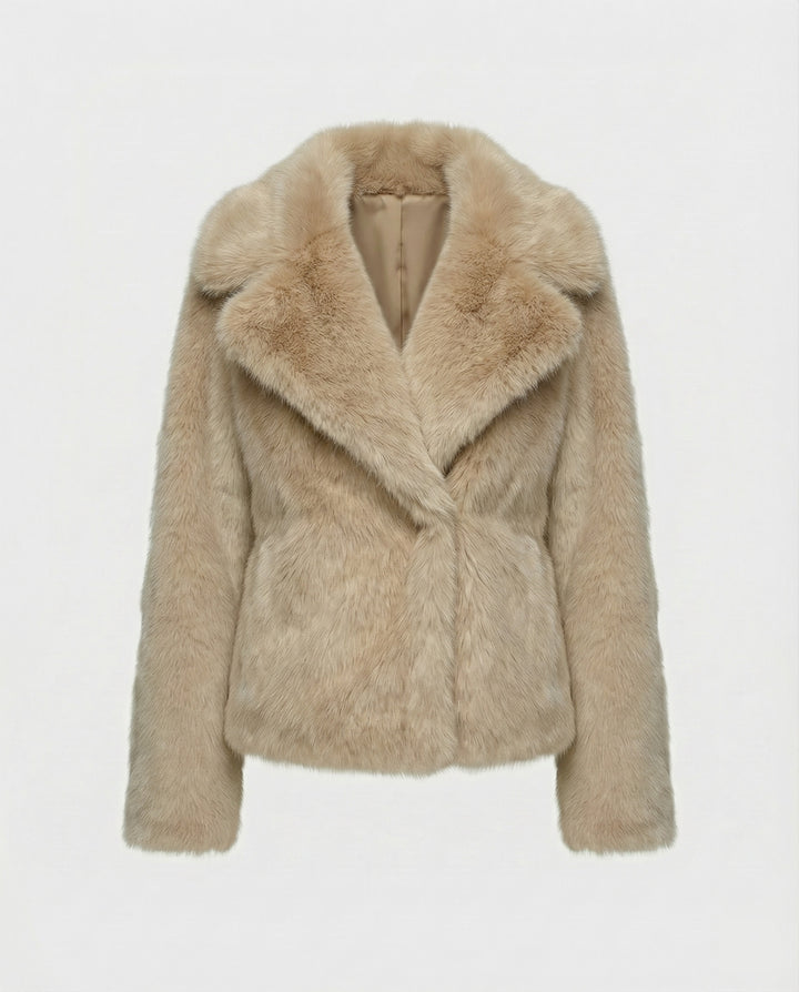 Luxuriöse Weiche Pelzjacke Damen