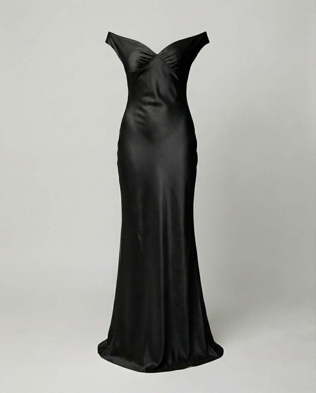 Elegantes Maxikleid Damen Satin