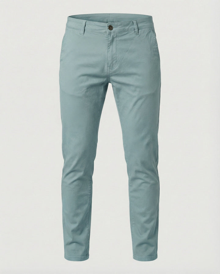 Herren Chinohose Slim Fit mit Elastikbund