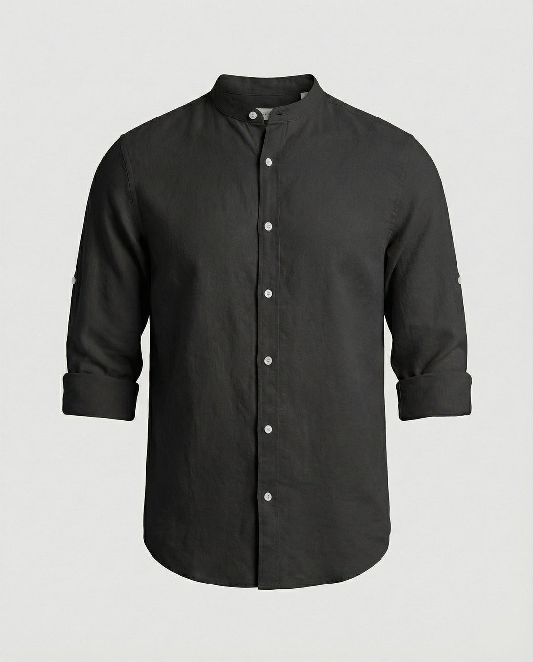 Herren Stehkragenhemd Regular Fit