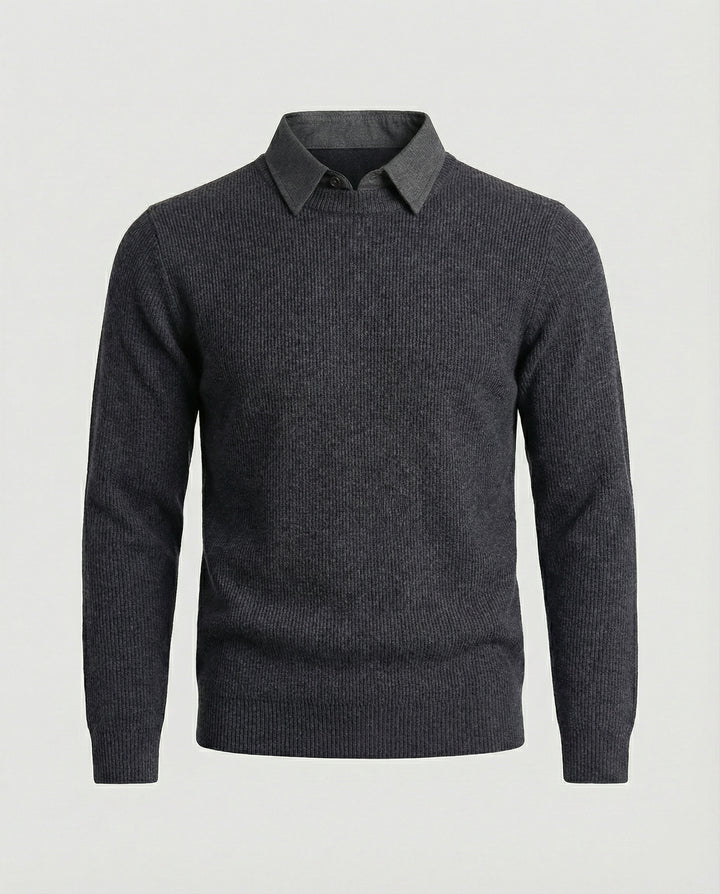 Eleganter Feinstrickpullover Herren