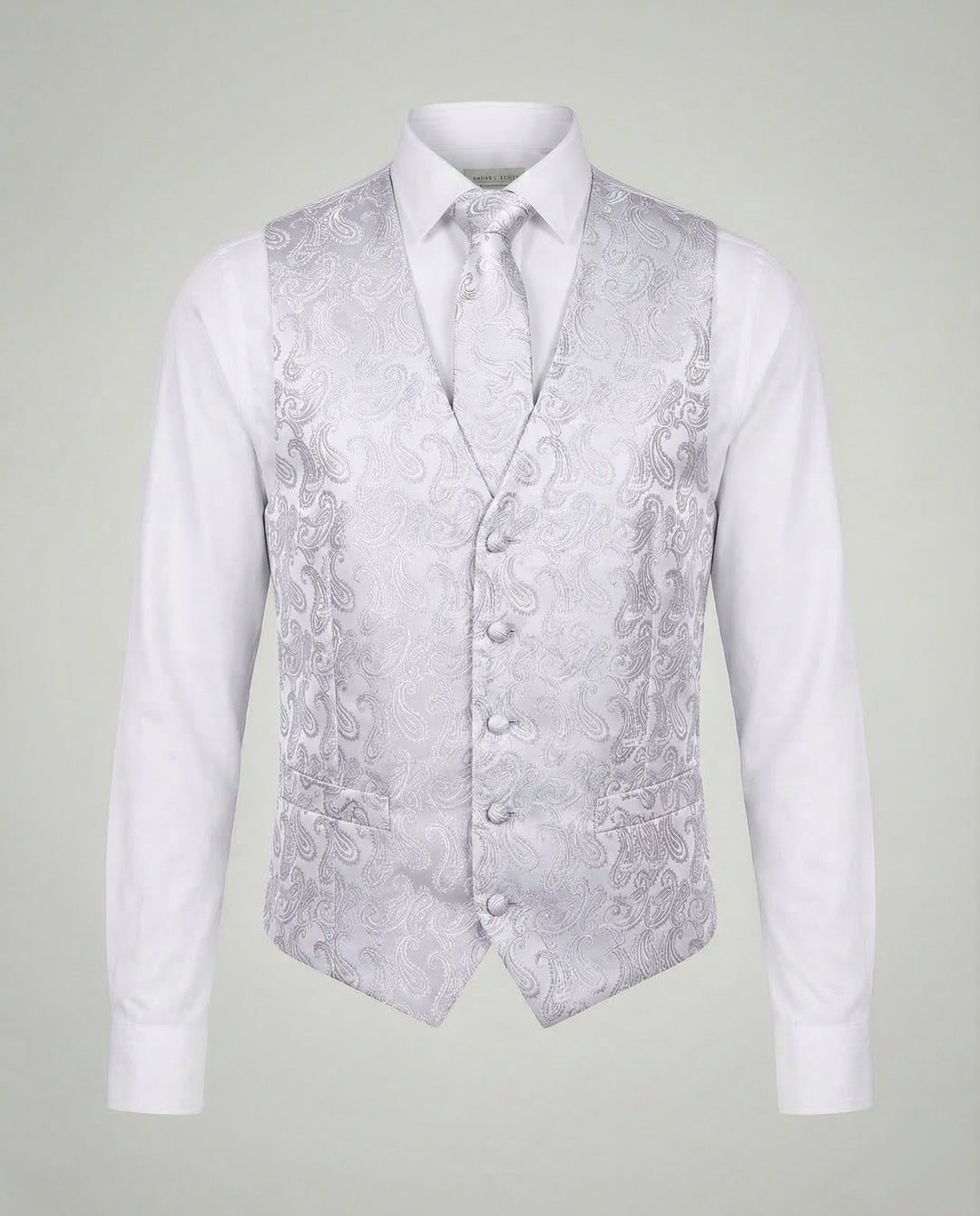 Elegante Paisley Anzugweste Herren