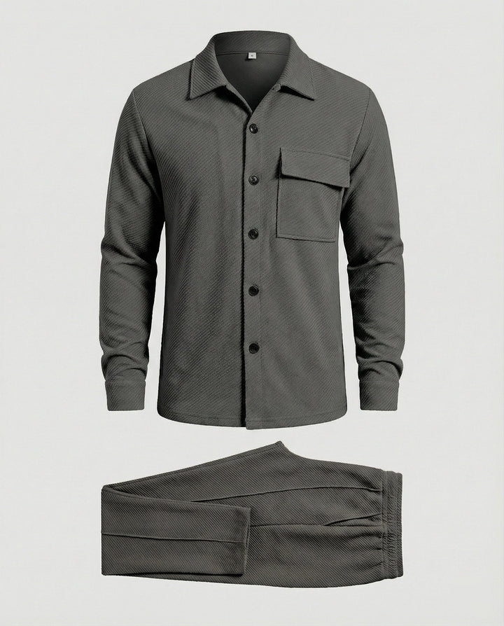 Herren Cardigan mit Strukturdesign