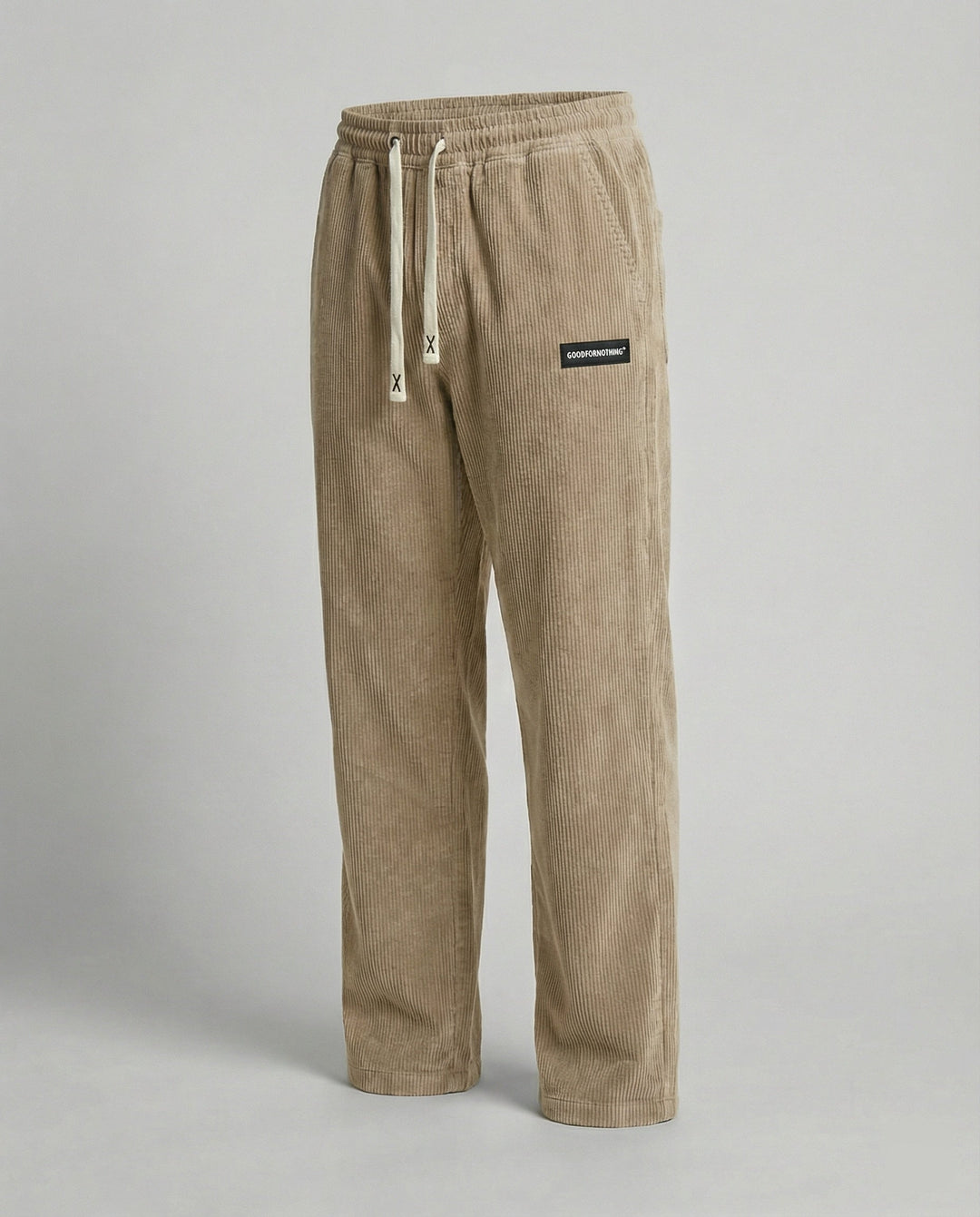 Herren Cordhose weit mit Kordelzug
