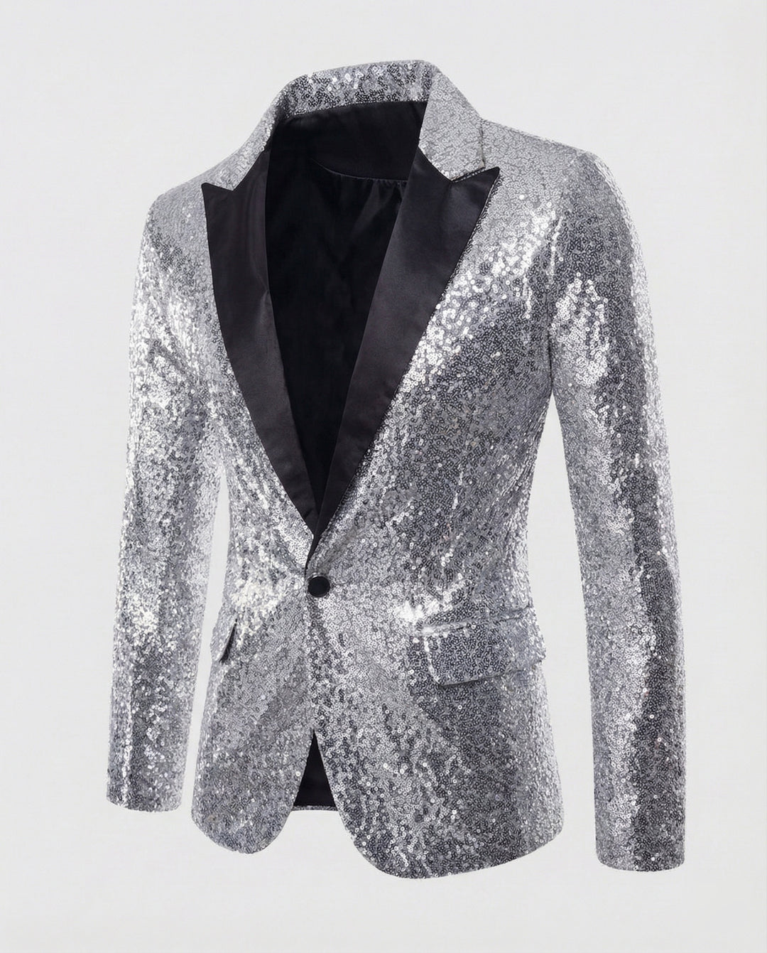 Glamouröser Pailletten Blazer Herren
