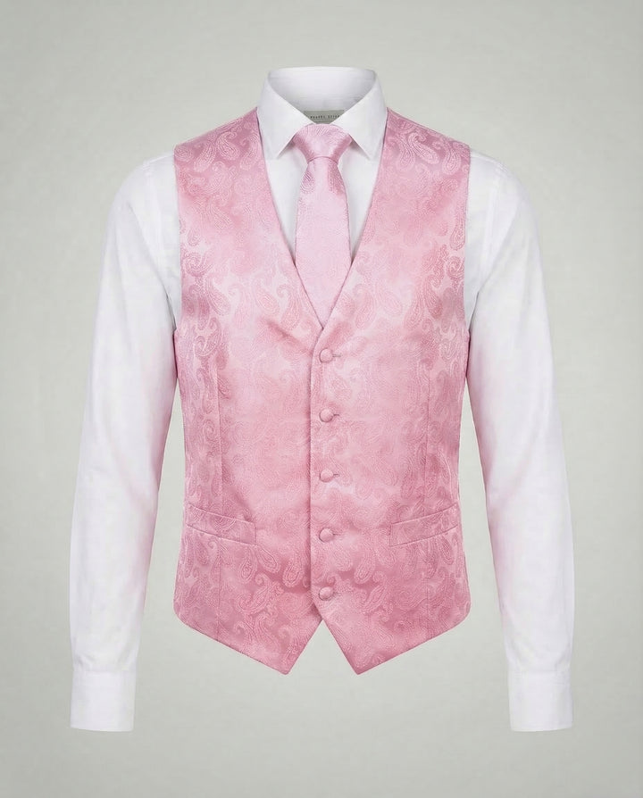 Elegante Paisley Anzugweste Herren