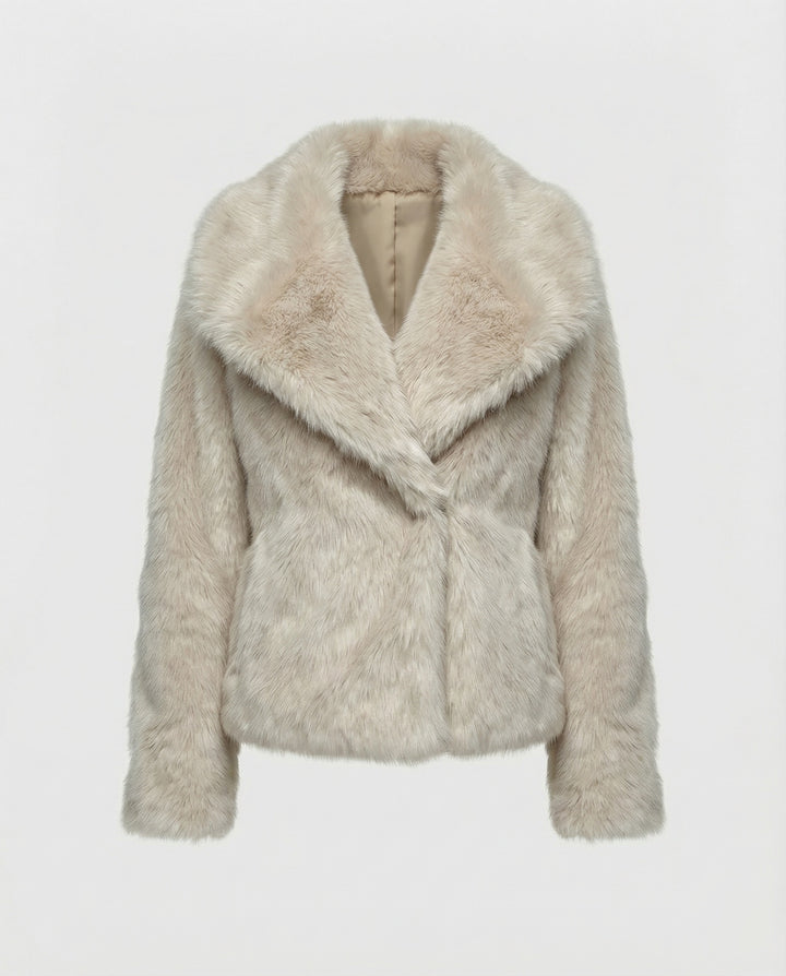 Luxuriöse Weiche Pelzjacke Damen