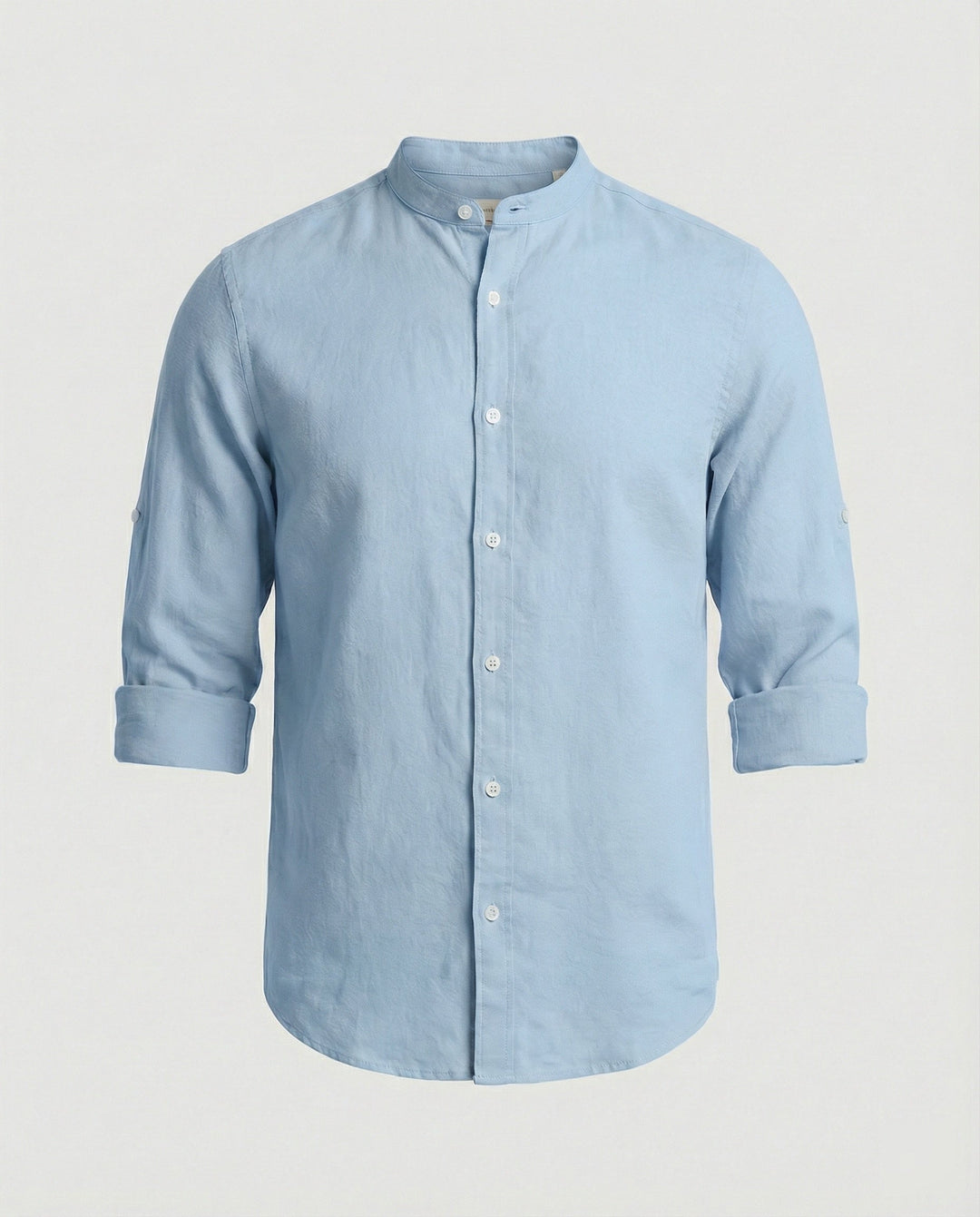 Herren Stehkragenhemd Regular Fit
