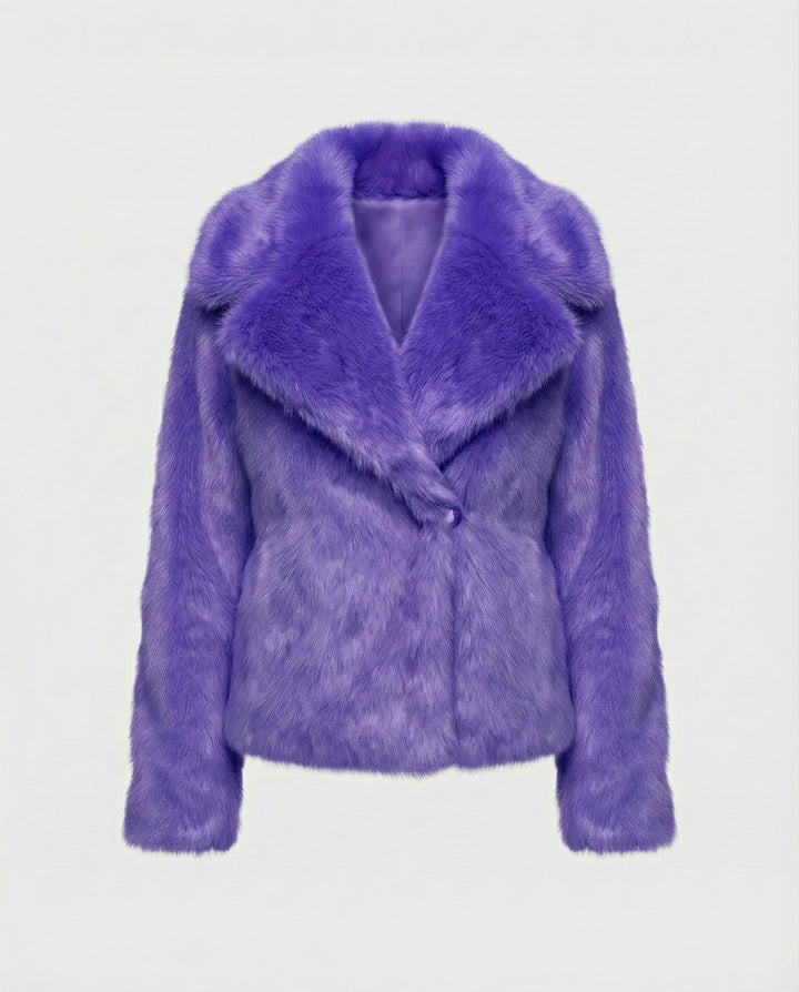 Luxuriöse Weiche Pelzjacke Damen