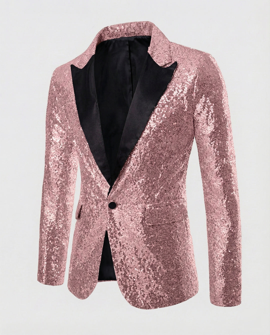 Glamouröser Pailletten Blazer Herren