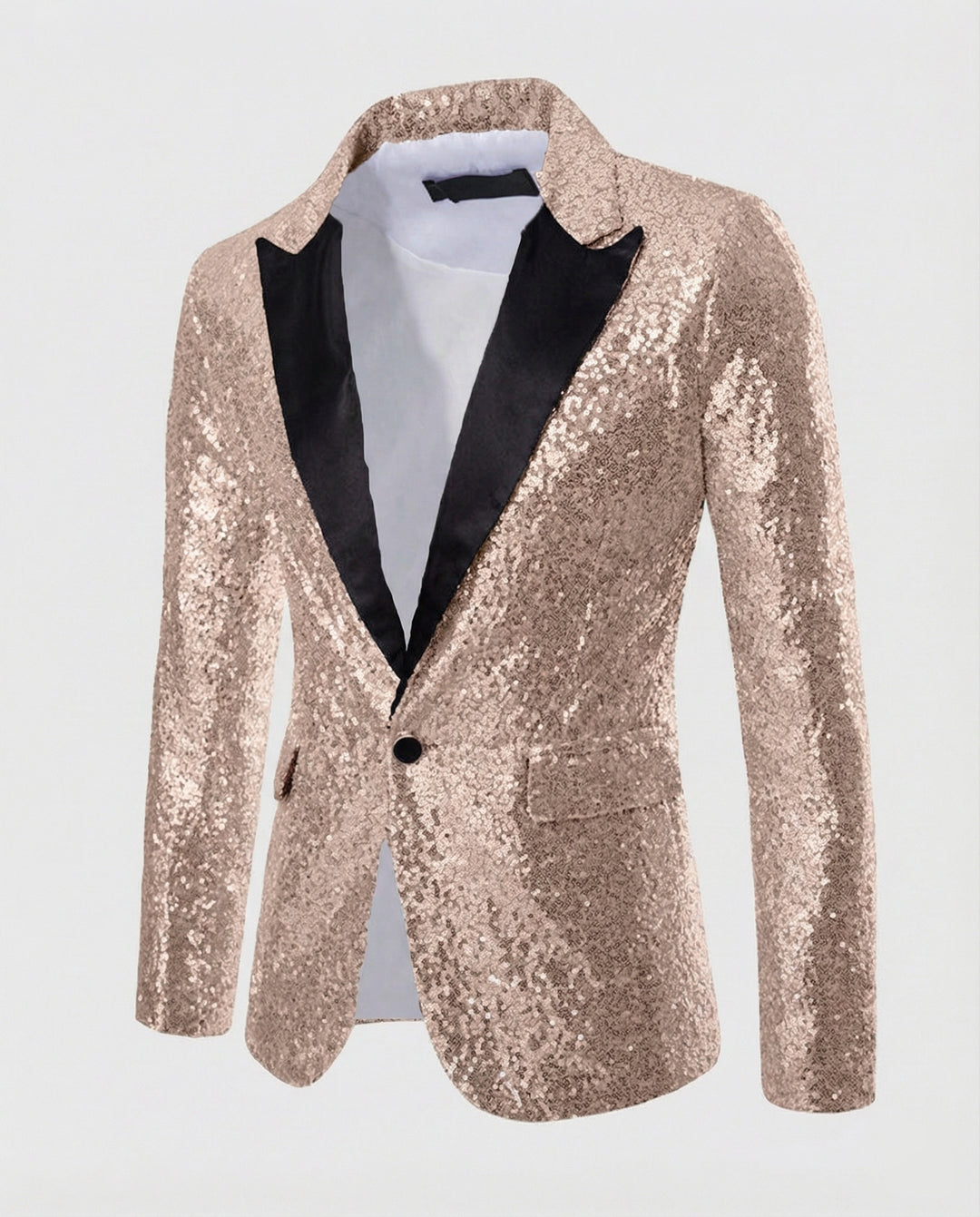 Glamouröser Pailletten Blazer Herren