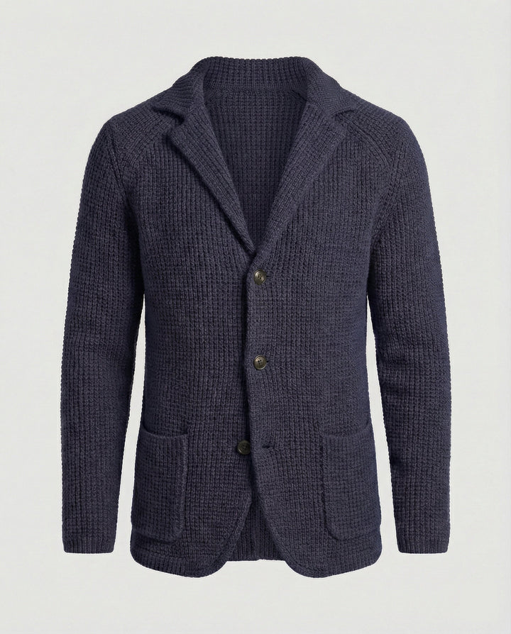 Herren Strickblazer mit Reverskragen