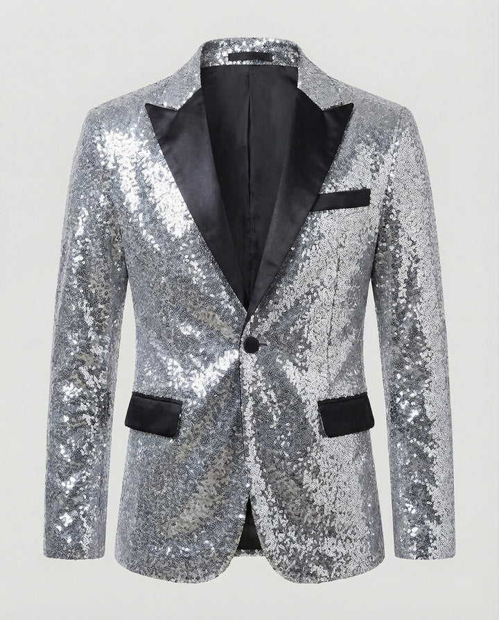 Glamouröser Pailletten Blazer