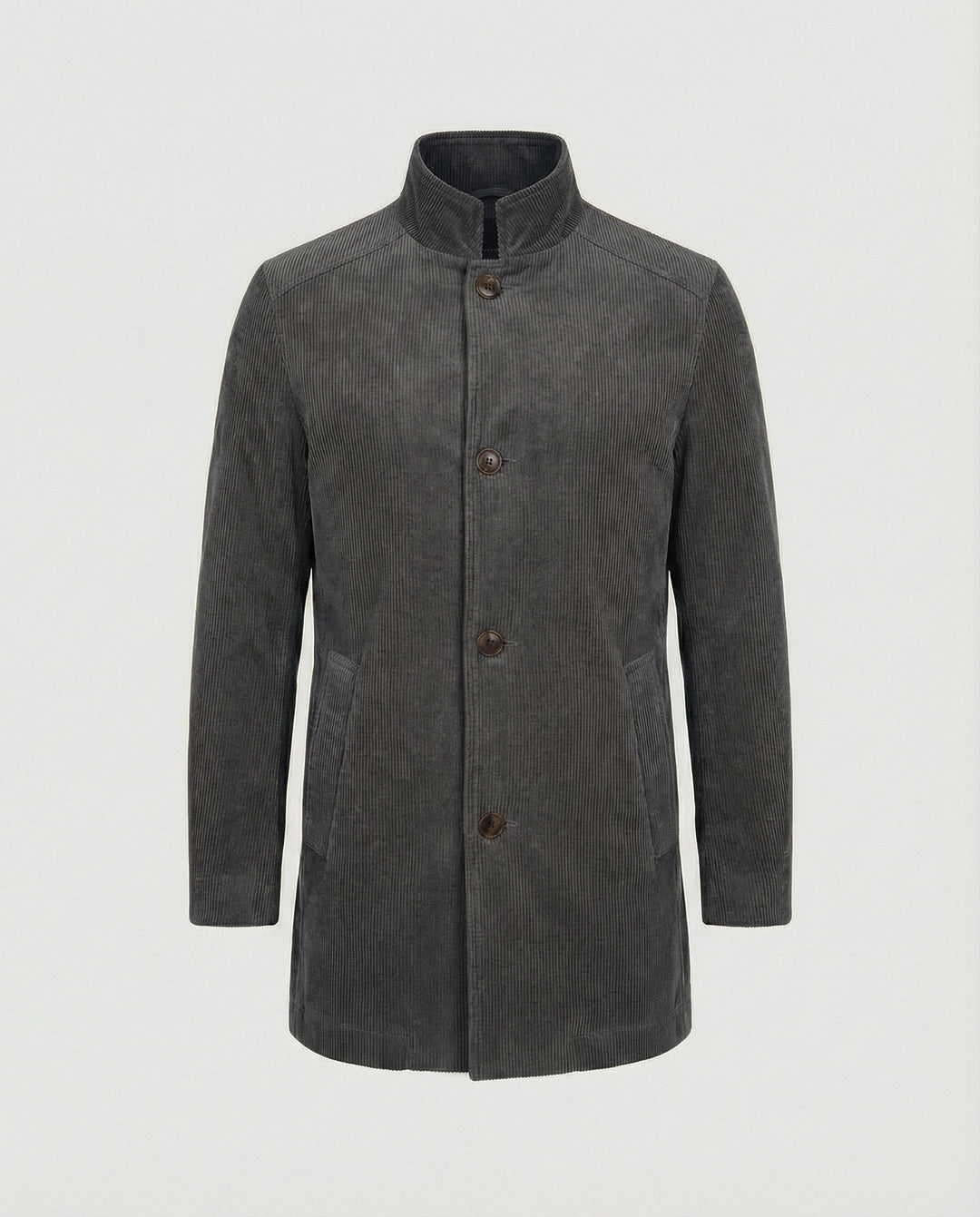 Herren Cordjacke mit hohem Kragen