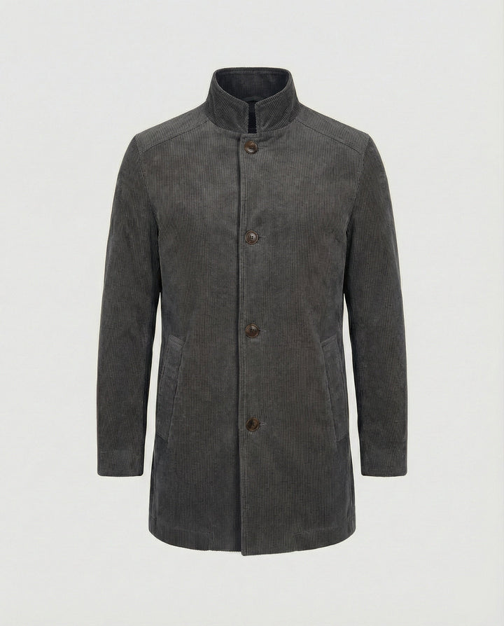 Herren Cordjacke mit hohem Kragen