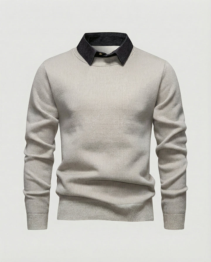 Eleganter Feinstrickpullover Herren