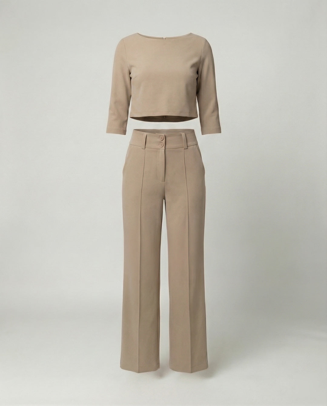 Tailliertes Herbst Hosenset Damen