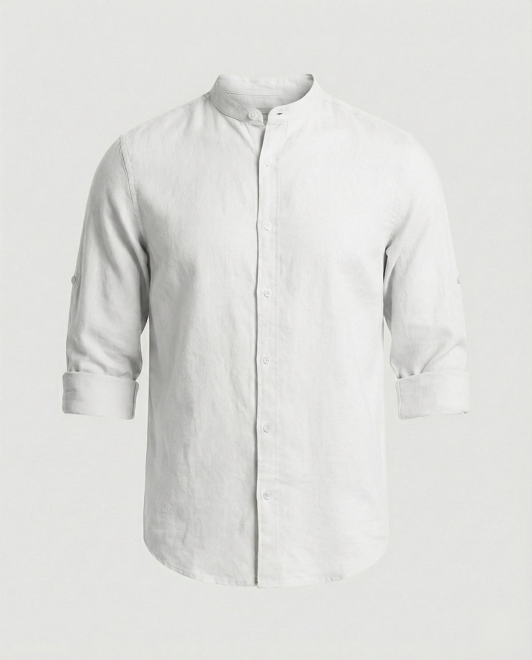Herren Stehkragenhemd Regular Fit