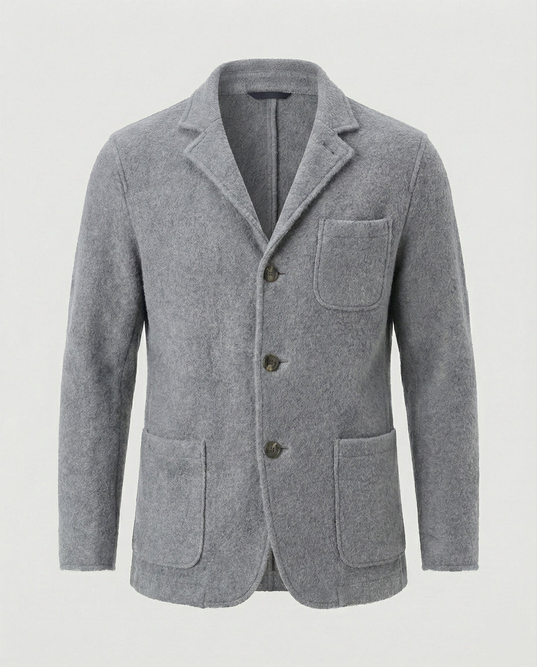 Herren elegante Strickjacke mit praktischem Schnitt und modischen Details
