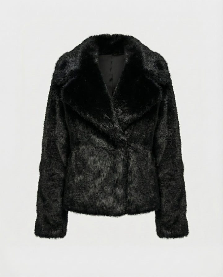 Luxuriöse Weiche Pelzjacke Damen