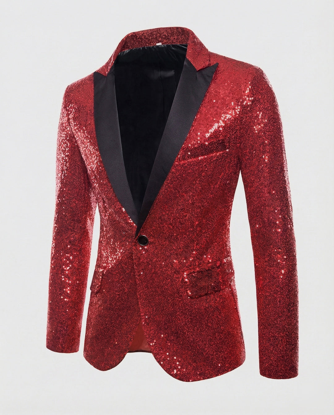Glamouröser Pailletten Blazer Herren